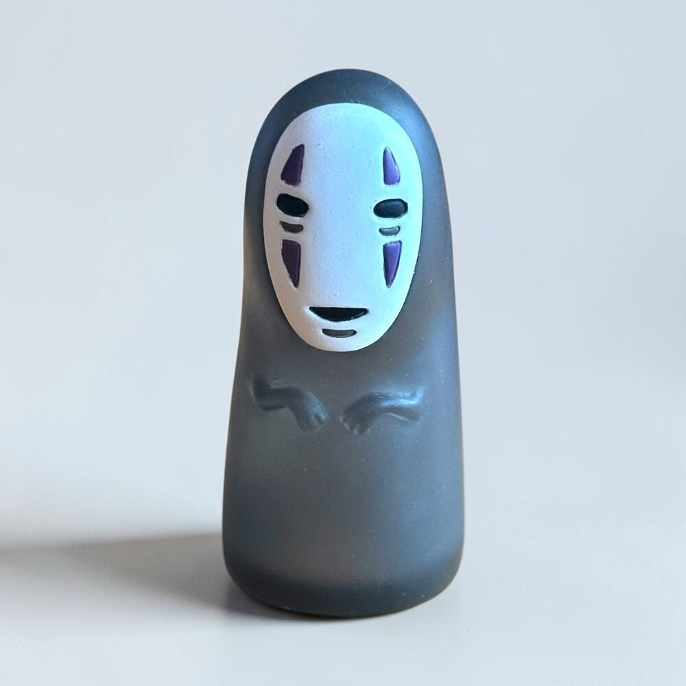 VTG Spirited Away No Face Finger Puppet Nibariki Kaonashi Studio Ghibli Figure